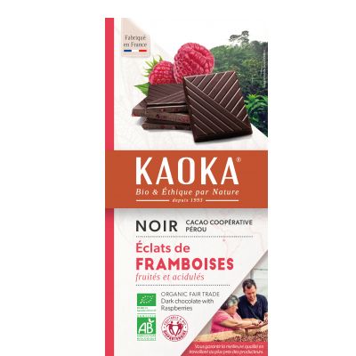Kaoka Noir Framboises 100g