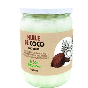 Huile Coco Vierge 250 Ml De Sao Tomé Et Principe