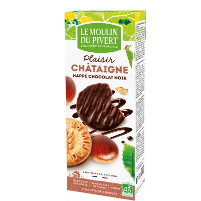 Plaisir Chataigne Chocolat Noir 130g