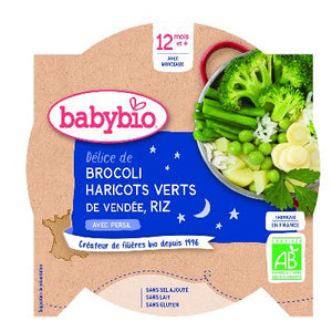 Assiette B.N. Brocoli Haricots Riz 230g