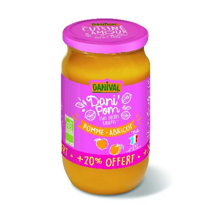 Danipom Pomme Abricot 700g+20%